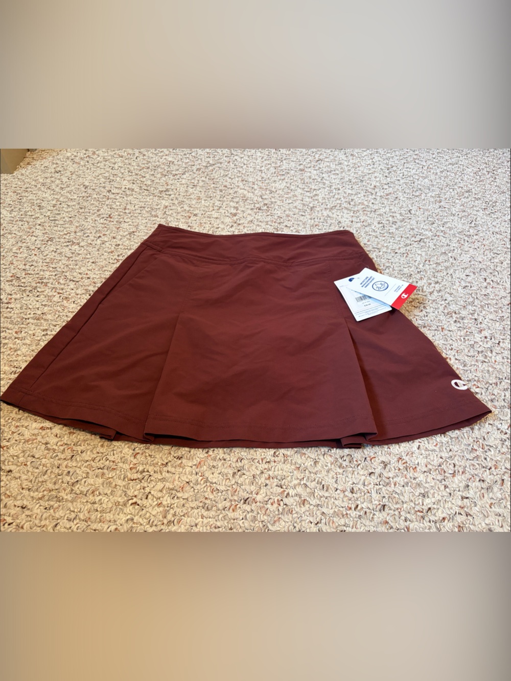Champion Women's Mini Skirt in Maroon